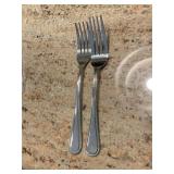 58 DINNER FORKS AND 2 SALAD FORKS