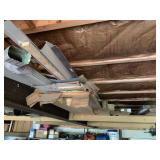 LOT 2 OF GUTTERS AND LONG WOOD PLANKS DOWN SPOUTS