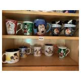 MICKEY MOUSE AND ALICE IN WONDERLAND MUGS