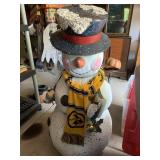 FROSTY WITH STEELER SCARF METAL GREAT COND.