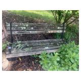 46X14 DECORATIVE GARDEN BENCH