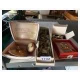 JEWELRY INCLUDES PINS, CAMEO STYLE PIN, UNUSUAL