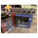 NFL 6 SHOT GLASSES SUPERBOWL 9 - 13, 4 COLLECTORS