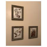 3 MATCHING WALL ACCENT PIECES