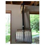 FLAT SNOW SHOVELS SOME PLASTIC SOME ALUMINUM