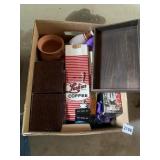 COFFEE PRESS AND TERRA COTTA