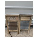 TWO WASH BOARDS