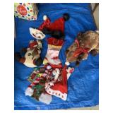 PLUSH REINDEER, CUTE STOCKINGS,