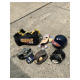 PIRATES PEROGIE AND BASEBALL GEAR HELMET