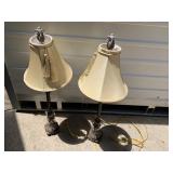 PAIR OF LAMPS W/ TASSELS