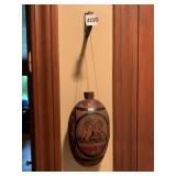 HAND PAINTED AND ETCHED CANTEEN