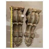 LARGE WALL ACCENTS 20" L X 8" W