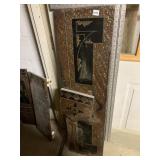 ANTIQUE FIREPLACE MARBLE SURROUND - 43" H 2