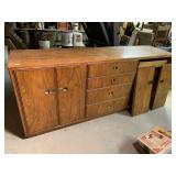 WOOD CHEST IDEAL FOR WORKSHOP DOORS HAVE BEEN