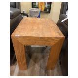 OAK SIDE TABLE 24" H X 18" W X 20" D