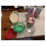 HEART SHAPE BOWLS, ROUND DECORATIVE BOWLS