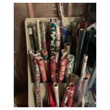 OODLES OF WRAPPING PAPER AND GIFT BASKET