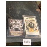 LAMBERT CAPTAINS CARD AND HALL OF FAME LINEBACKER