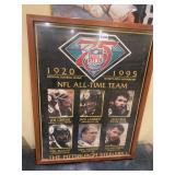 STEELERS 1920-1995 PRINT, 25X19