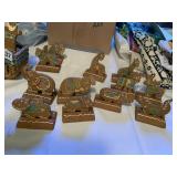 GOLD CROWN NOAH ARCH W/ ANIMAL FIGURES WELL MADE