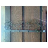 IRON BUTTERFLY COAT HANGER, 28"