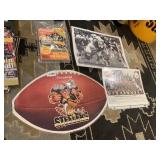 STEELER PICTURE, 1986 FOOTBALL MAGAZINE ETC.