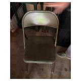 METAL FOLDING CHAIRS 6 TOTAL