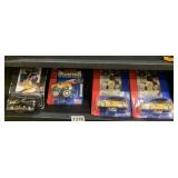 4 NFL MONSTER TRUCK, CARS WITH PLAYER CARDS