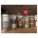 RIBBON IN STORAGE TUBES GOOD VARIETY