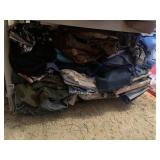 JAM PACKED SHELVING OF FABRIC NO SHELF