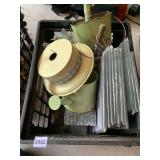 BIRD HOUSE AND FOLDERS IN BLACK TOTE