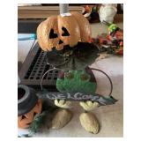 PUMPKIN METAL WELCOME SIGN