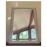 SILVER MIRROR W/ BEVELED EDGE MIRROR - 51" X 36"