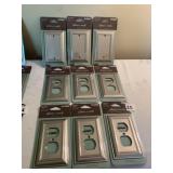 9 ALLEN + ROSS DUPLEX WALL PLATES, BLANKS NEW