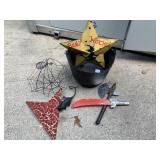 WITCHES POT, METAL SIGNS, WEB