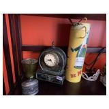 CLOCK, WINE BOX, COVERED VESSEL
