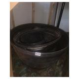 PLASTIC PLANTERS, 22"X14"