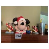 MICKEY FIGURES AND MICKEY W/ BACKPACK