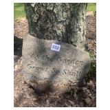 11X11 GARDEN STONE "AS THE GARDEN GROWSï¿½"