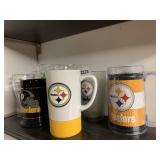 STEELER MUGS/GLASSES