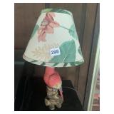 18" PARROT LAMP WITH SHADE