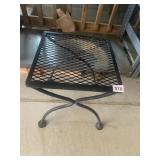 IRON PATIO SIDE TABLE, 12X14