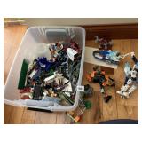 ASSORTED LEGOS AND FIGURES