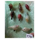 8 ANTIQUE CHRISTMAS FIGURAL LIGHTS