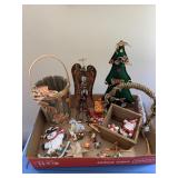 ANGLE, BASKET, HOLIDAY Dï¿½COR