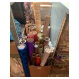 OODLES OF WRAPPING PAPER AND GIFT BASKET