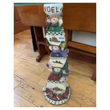 NOEL SNOWMAN ACCENT TABLE