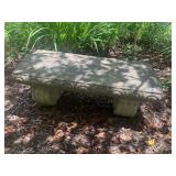 35X14 CONCRETE GARDEN BENCH