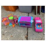 POLLY POCKET TOYS AND CAR