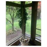 89" ARTIFICIAL TREEN IN PLANTER AND 2 GOURD BIRD